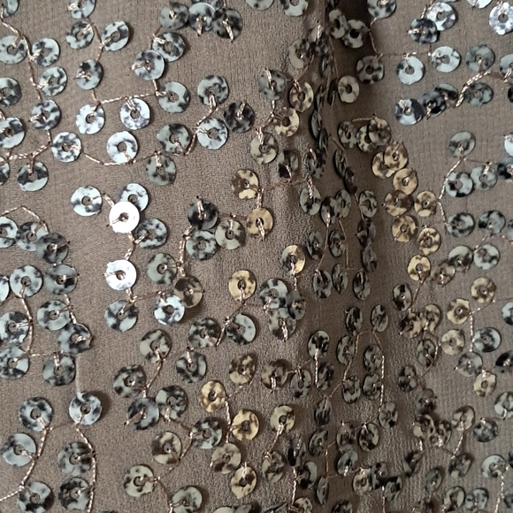 Semi-sheer sequined top - Picture 9 of 14